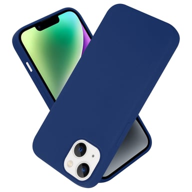 Coque pour Apple iPhone 14 en LIQUID BLUE Housse de protection Étui en silicone TPU flexible