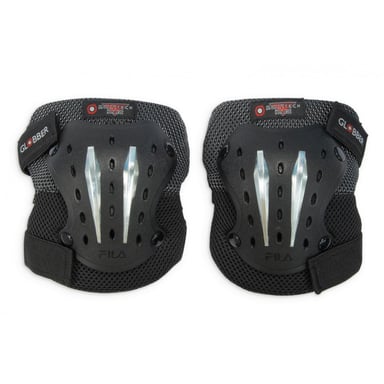Set de 3 Protections Junior Fila S en Noir et Argent