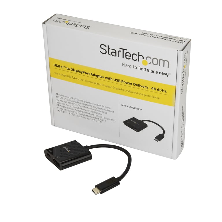 StarTech.com Adaptateur USB C vers DisplayPort avec USB Power Delivery 4K 60 Hz Neuf - vue 5