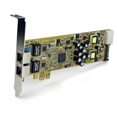 Scheda di rete PCI Express StarTech.com 2 porte Gigabit Ethernet RJ45 10/100/1000Mbps - POE/PSE