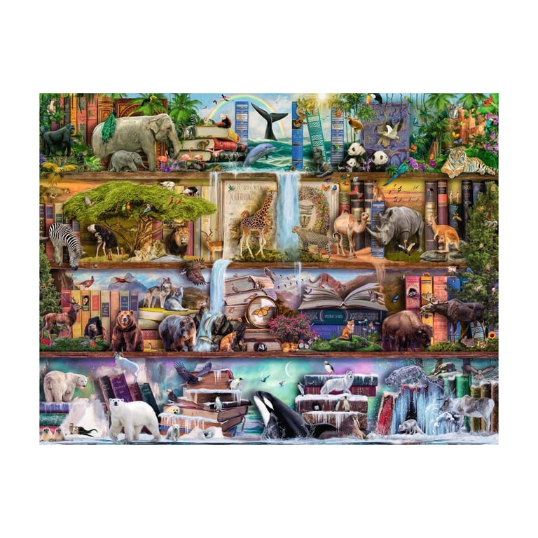Puzzle 2000 pièces : Magnifique monde animal Ravensburger France - vue 4