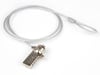 Hamlet XNBLOCK15N Cavo antifurto in metallo, bianco 1,5 m