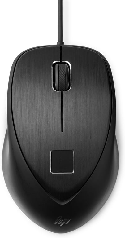 HP Souris USB avec lecture des empreintes digitales - Neuf