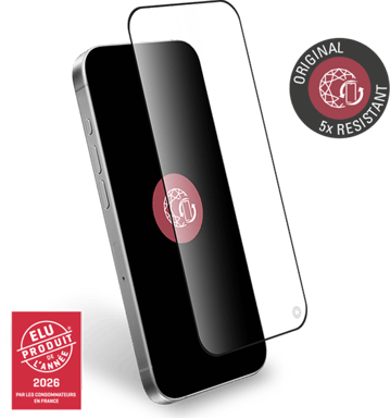 Force Glass Protector de pantalla de cristal orgánico 2.5D antichoque para iPhone 16 Pro Transparente