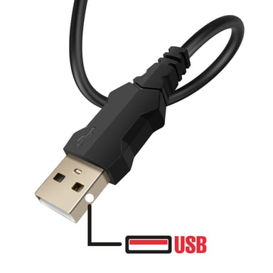 Swissten Ratón gamer RGB 800-7200 DPI 6 botones para PC Negro