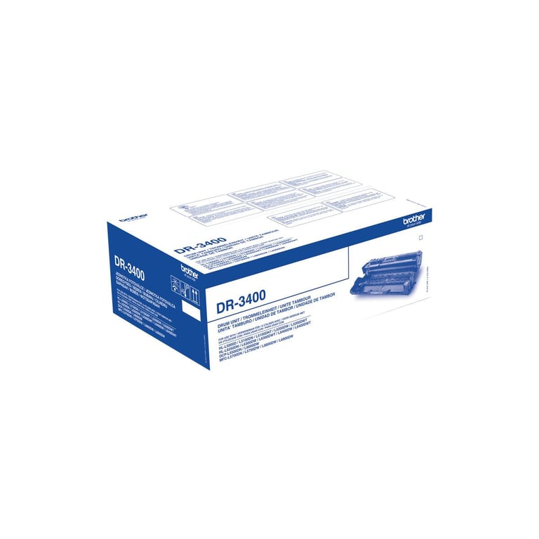 Brother DR3400 Kit tambour pour Brother DCP L6600 HL L5000 L5100 L5200 L6250 L6300 L6400 MFC L5750 L6800 L6900 - vue 2