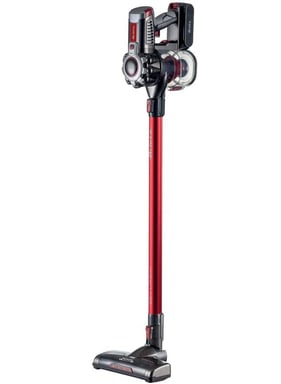 Ariete 2707 Aspirateur-balai 2 en 1 Batterie Sec Tissu, HEPA Sans sac 1 L 120 W Gris, Rouge