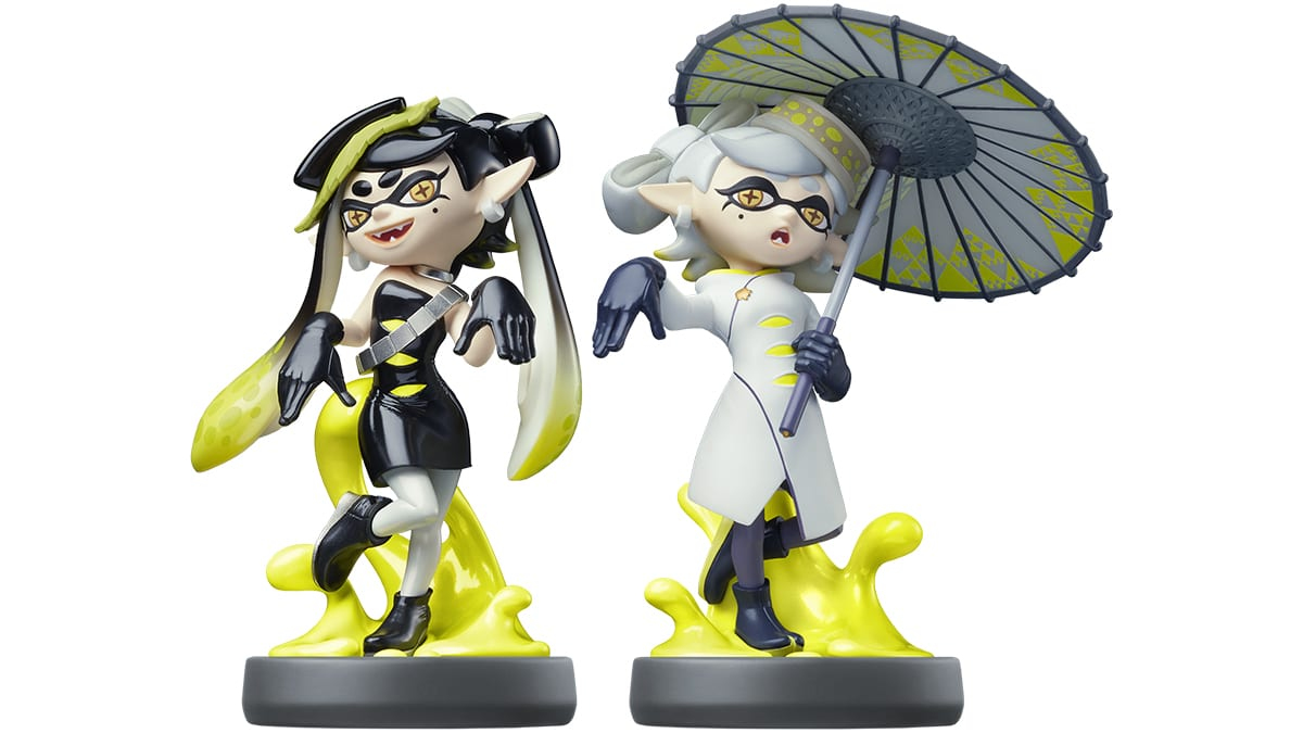 Figurine Amiibo Set D'alterna Nintendo Amiibo Ayo Et Oly Collection Splatoon