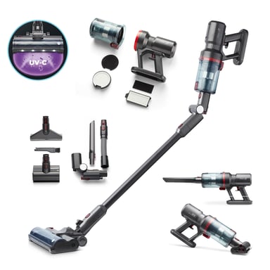 Clean Air Optima - Aspirateur Vertica Purifloor avec stérilisation par UV-C