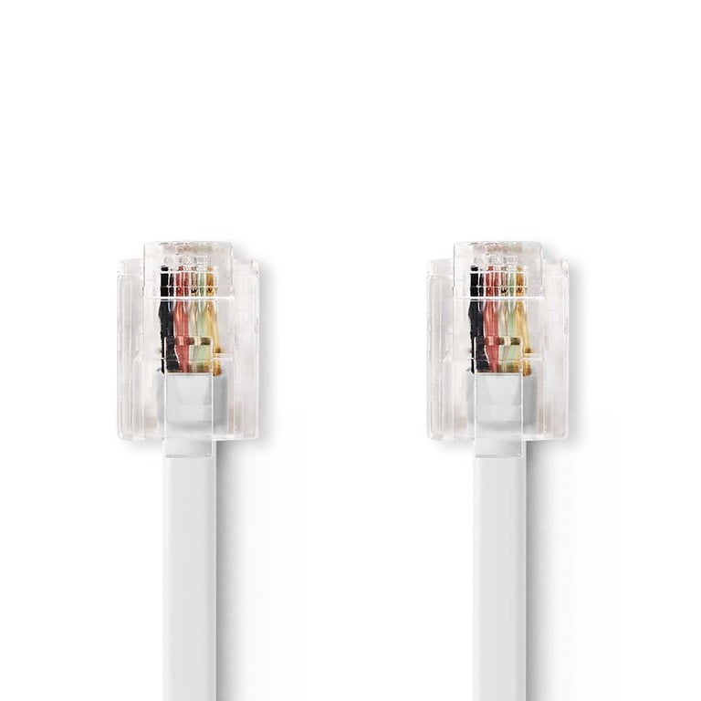 Nedis TCGB90200WT50 câble de téléphone Neuf