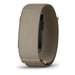 Pulsera inteligente Cirqa con conexión Garmin, tallas L-XL, color beige.