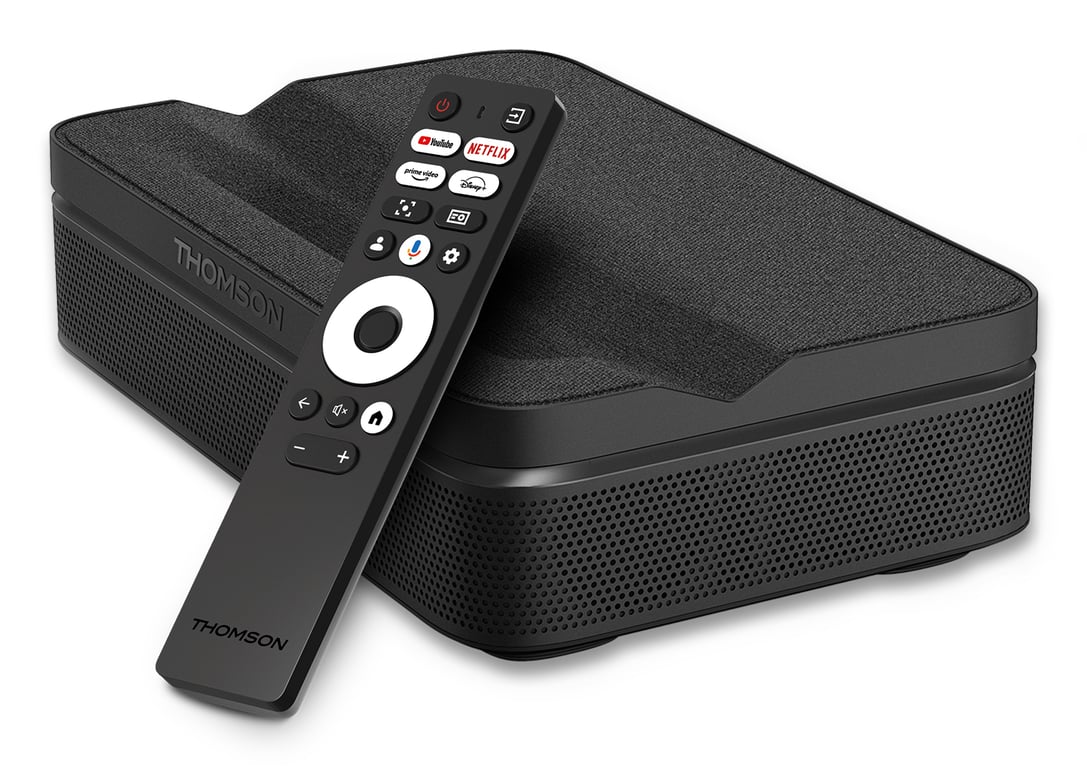 Sirius - Vidéoprojecteur Thomson 600 ANSI lumens UHD 4K (3840x2160), Noir - Neuf