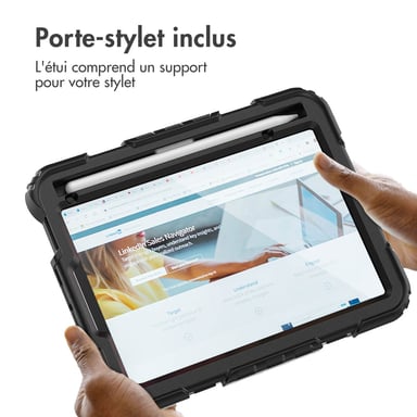 Accezz Coque arrière Defender XT pour Apple iPad Mini 7 (2024) / iPad Mini 6 (2021) - Noir