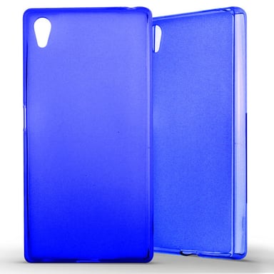 Coque silicone unie compatible Givré Bleu Sony Xperia Z5