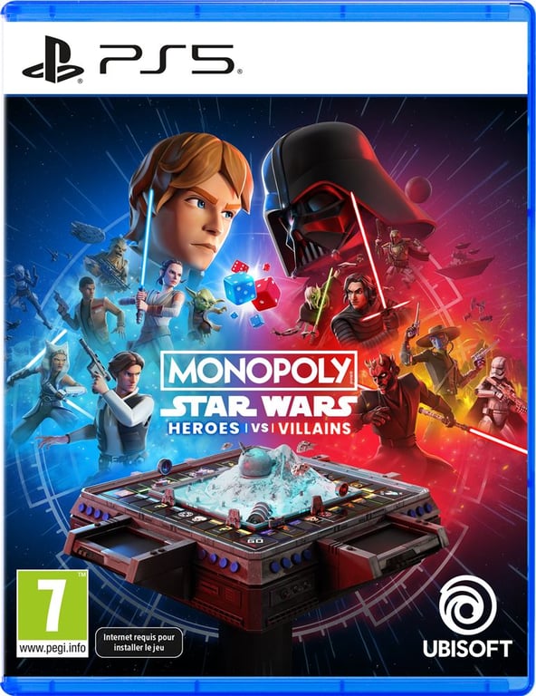 Monopoly Star Wars Heroes Vs Villains (PS5) - Neuf