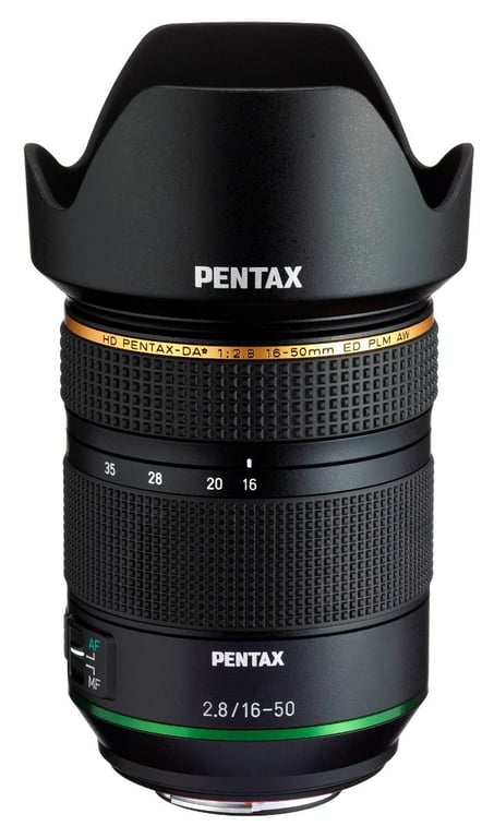Objectif reflex Pentax HD DA 16 50mm f4 ED PLM AW - vue 4