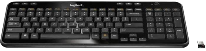 LOGITECH - Clavier sans fil K360 - AZERTY - Noir