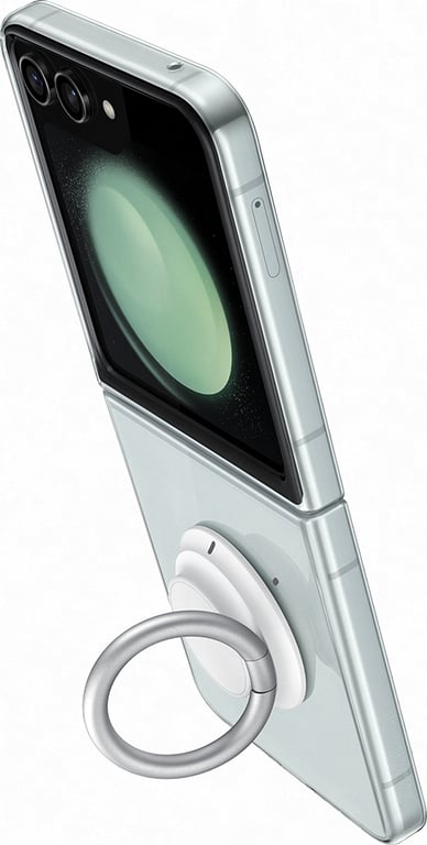 Coque Samsung Galaxy Z Flip 5 avec support amovible - Transparente