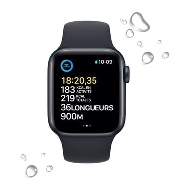 Watch SE (2022) 40 mm - GPS + Cellulare - Cassa in alluminio - Mezzanotte