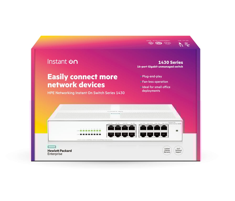 HPE Networking Instant On 1430 16G R8R47A - vue 4