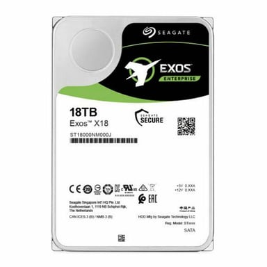 Unidad de disco duro Seagate Enterprise ST18000NM000J de 3,5'' y 18000 GB ATA serie III