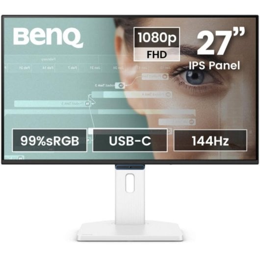 Monitor BenQ GW2790TC 27 FullHD 144Hz IPS USB C Bisel Ultrafino Altura Ajustable - vue 3