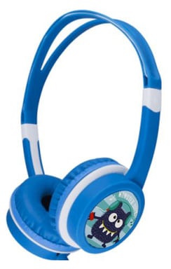 Gembird MHP-JR-B casque Casques Avec fil Arceau Musique Bleu