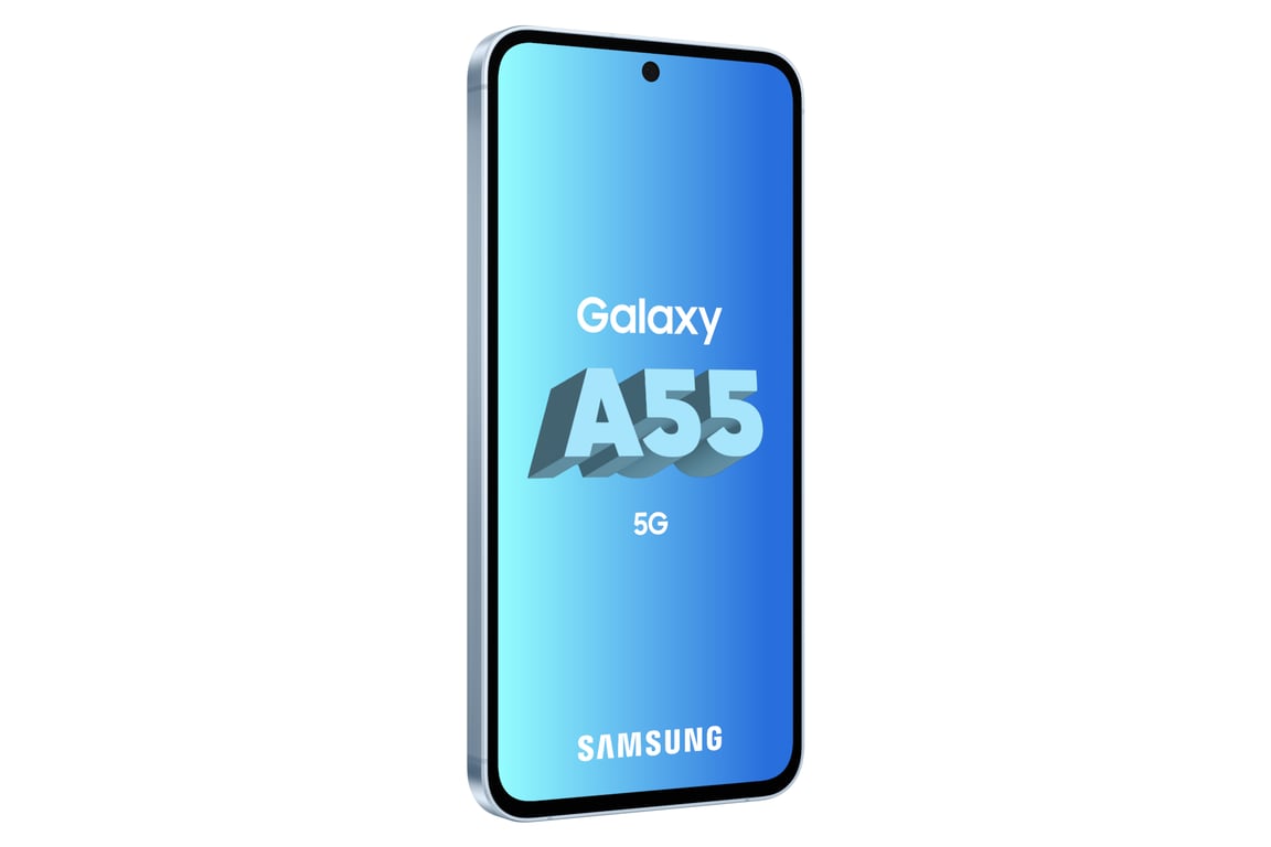 Galaxy A55 (5G) 256 Go, Bleu, Débloqué - Excellent état