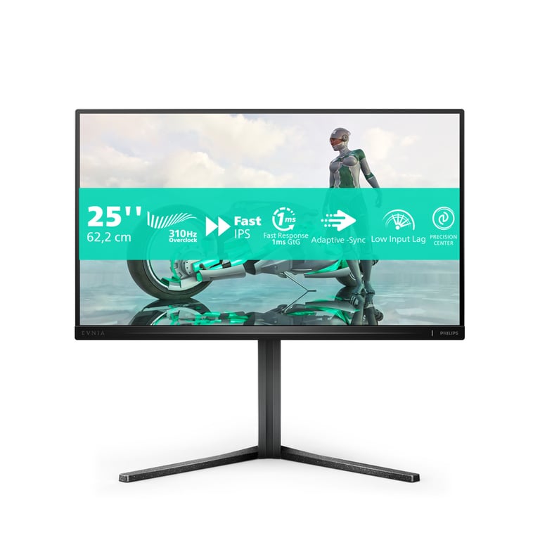Philips Evnia 3000 25M2N3200U Écran LED 25 24.5 visualisable 1920 x 1080 Full HD @ 300 Hz Fast IPS 400 cdm² 1000:1 DisplayHDR 400 0.3 ms - vue 10
