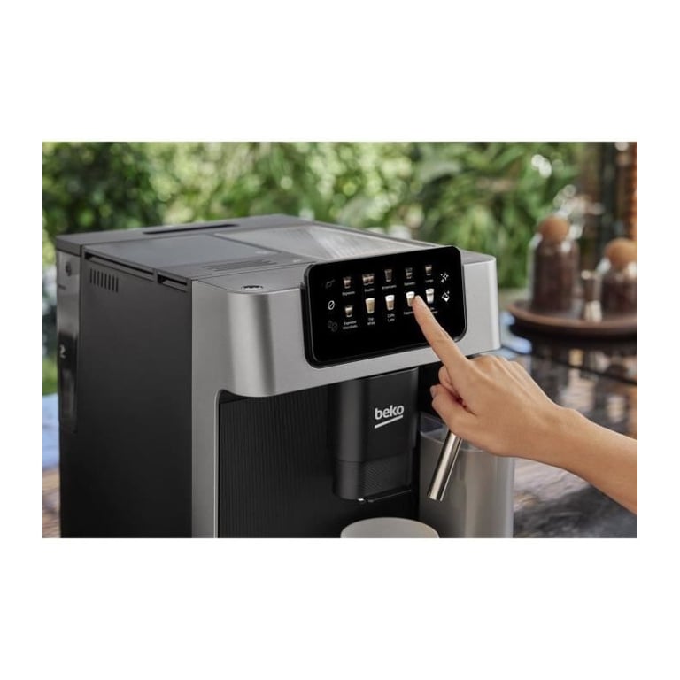 Machine À Café Beko CEG7304X – 1350 W, 19 Bars, Écran Tactile - vue 9