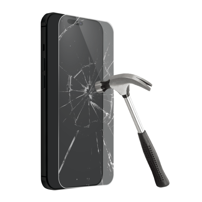Protecteur d'écran en verre trempé de qualité supérieure pour Apple iPhone 15, transparent