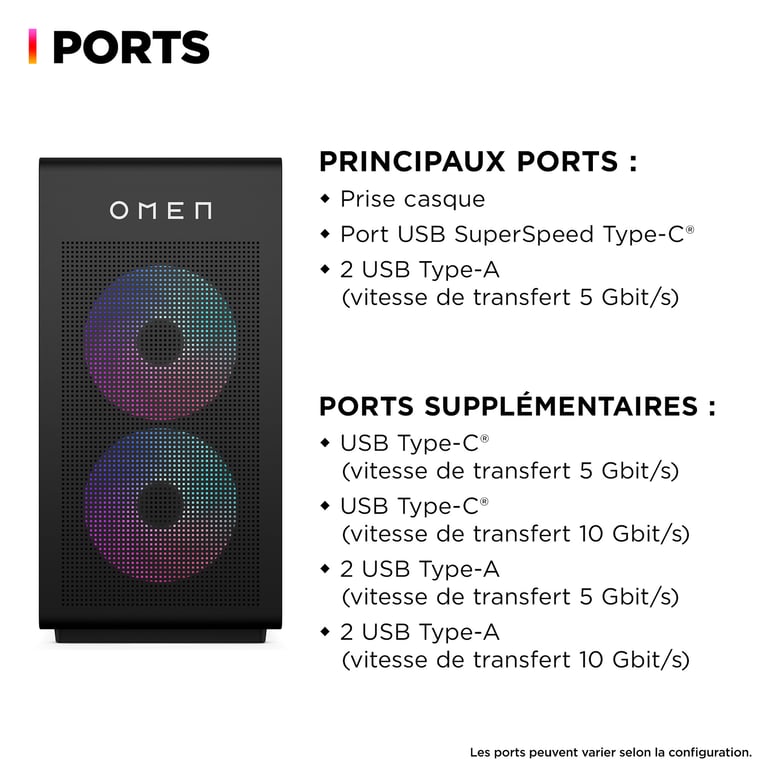 HP OMEN Gaming Desktop GT16 0096nf - vue 5