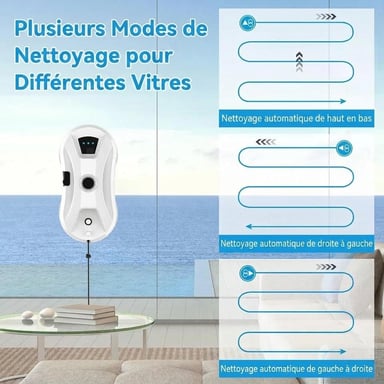 Robot limpiacristales automático Roline 5600 Pa con pulverizador de agua