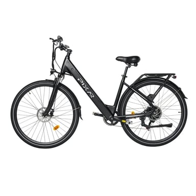 Bicicletta Elettrica PIXAR City | Velocità Massima 25 km/h | Autonomia 35 km | Motore 250W | Batteria 36V 10.4Ah | Pnei da 27.5 PolliciT | Nero