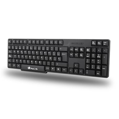 NGS ??EUPHORIA KIT FRENCH clavier Souris incluse Universel RF sans fil AZERTY Français Noir