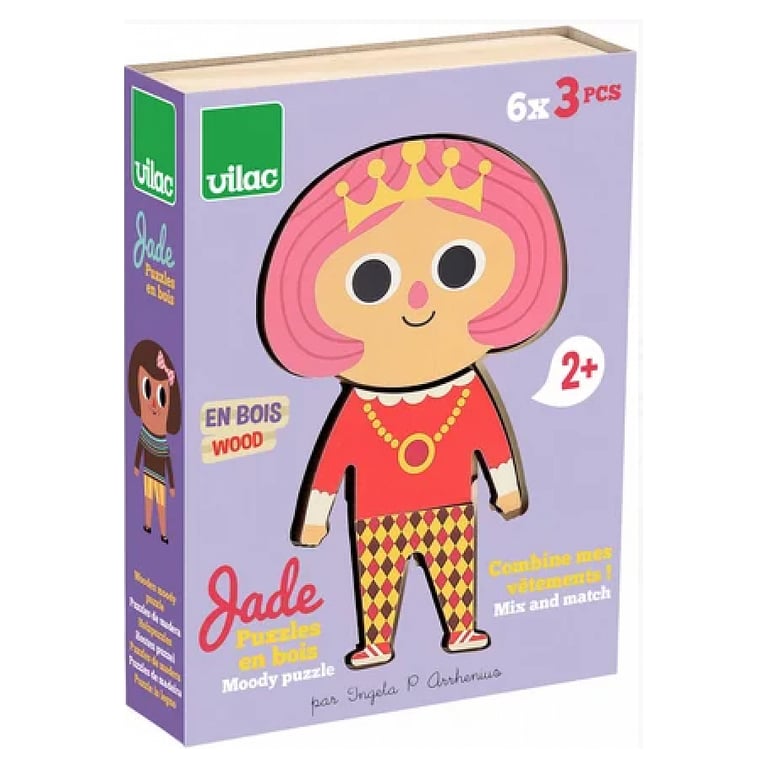 Puzzle en Bois à Habiller Éveillez la Créativité de Votre Enfant Neuf