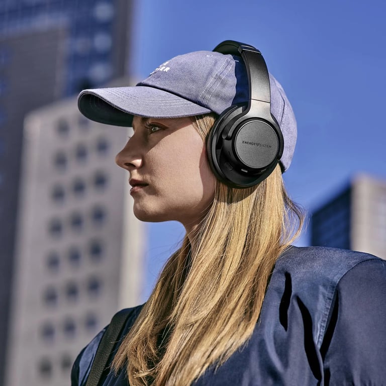 Casque Energy Sistem Silent ANC – Sans fil, Bluetooth 5.3, Annulation de Bruit, 100h Autonomie - vue 3