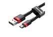 Baseus Cafule Cavo USB 2 m USB A Micro-USB A Nero, Rosso