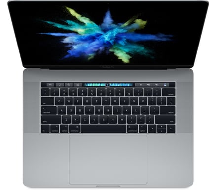MacBook Pro Core i7 (2017) 15.4', 3.9 GHz 1 To 16 Go AMD Radeon Pro 560, Gris sidéral - QWERTY Portugais