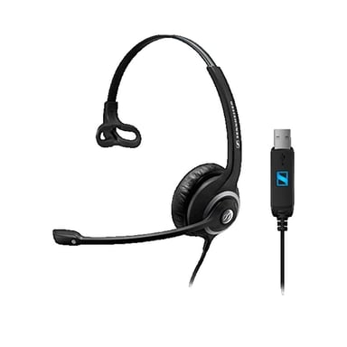 Cuffie EPOS Impact SC 230 USB Mono Nero/Argento