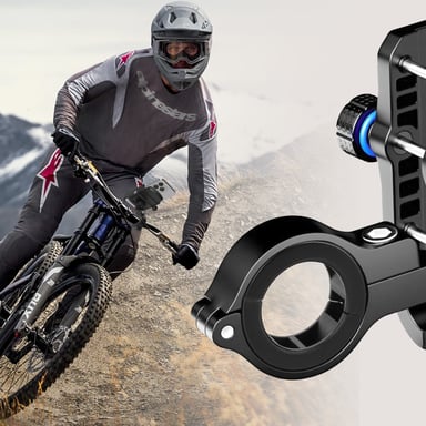 3mk Soporte bicicleta Abrazaderas ajustables Negro