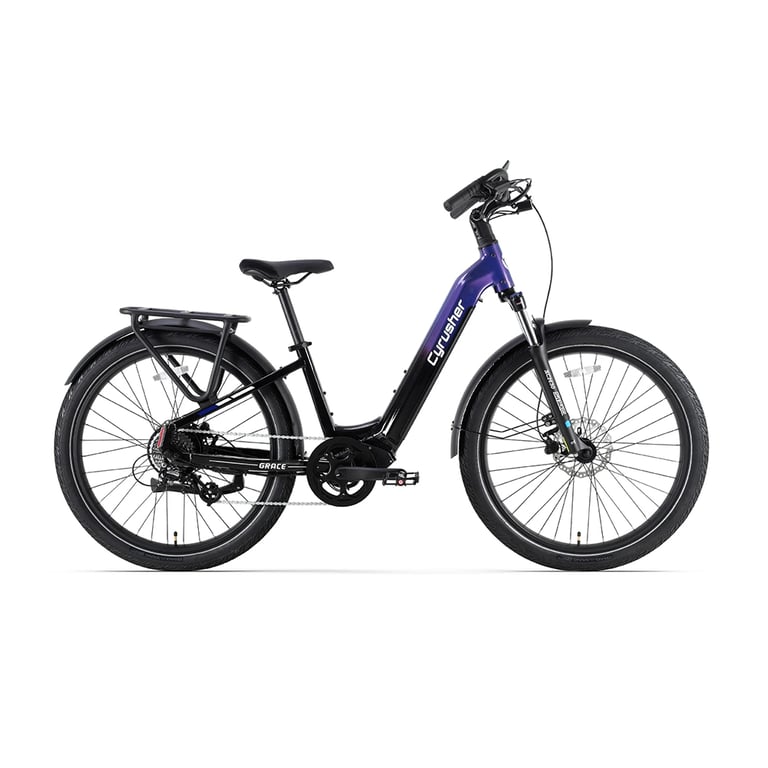 Vélo électrique de ville CYRUSHER Grace 27 5 pouces moteur batterie 48 V 15 Ah Neuf