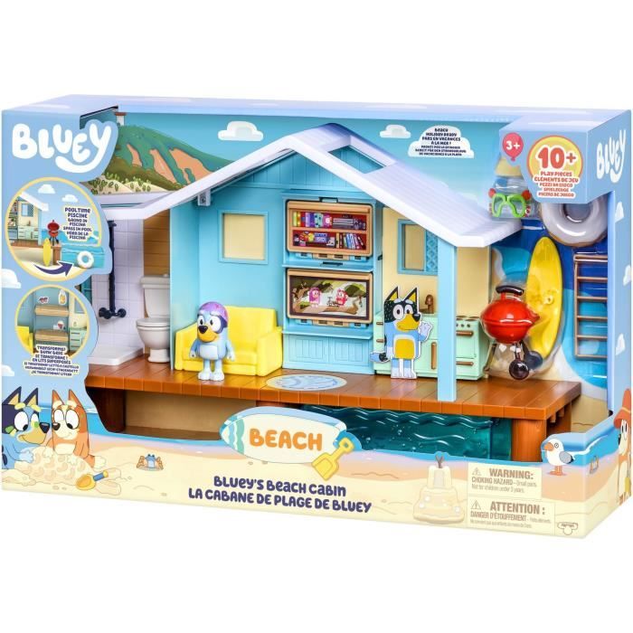 Cabane de Plage de Bluey BLUEY Set de jeu avec figurine exclusive et plus de 10 accessoires - vue 4