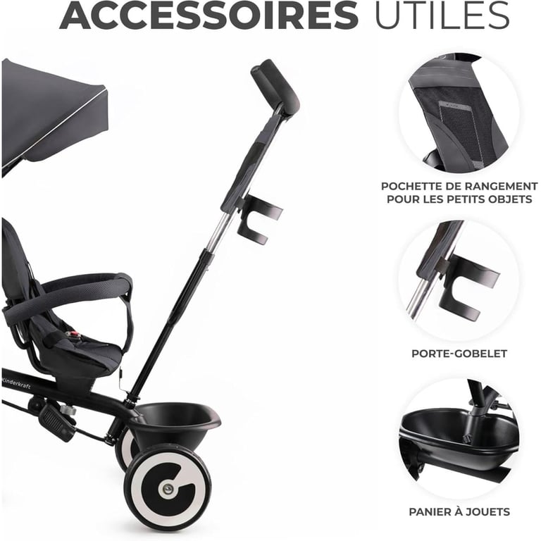 Tricycle Évolutif ASTON pour Enfants de à Neuf - vue 2