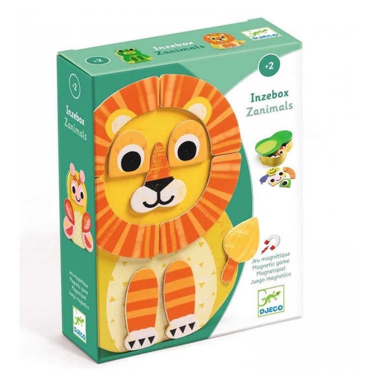 Djeco Jouet Magnétique Zanimals Animaux En Bois Fsc 100% - vue 2