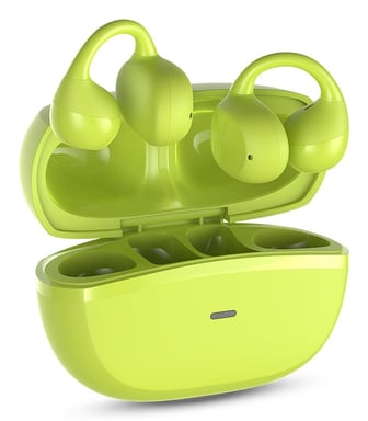 SPC Boost Clip Casque True Wireless Stereo (TWS) Ecouteurs Musique/Quotidien Bluetooth Citron vert