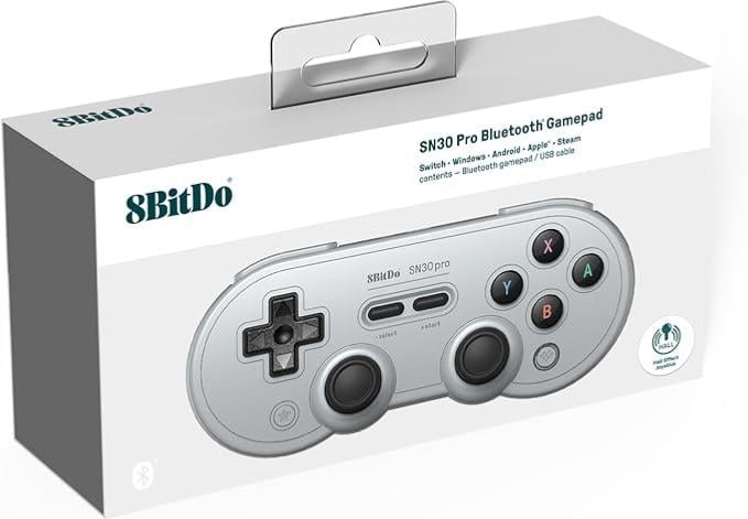 8BitDo SN30 Pro Gamepad Hall Effect Gray Neuf - vue 2