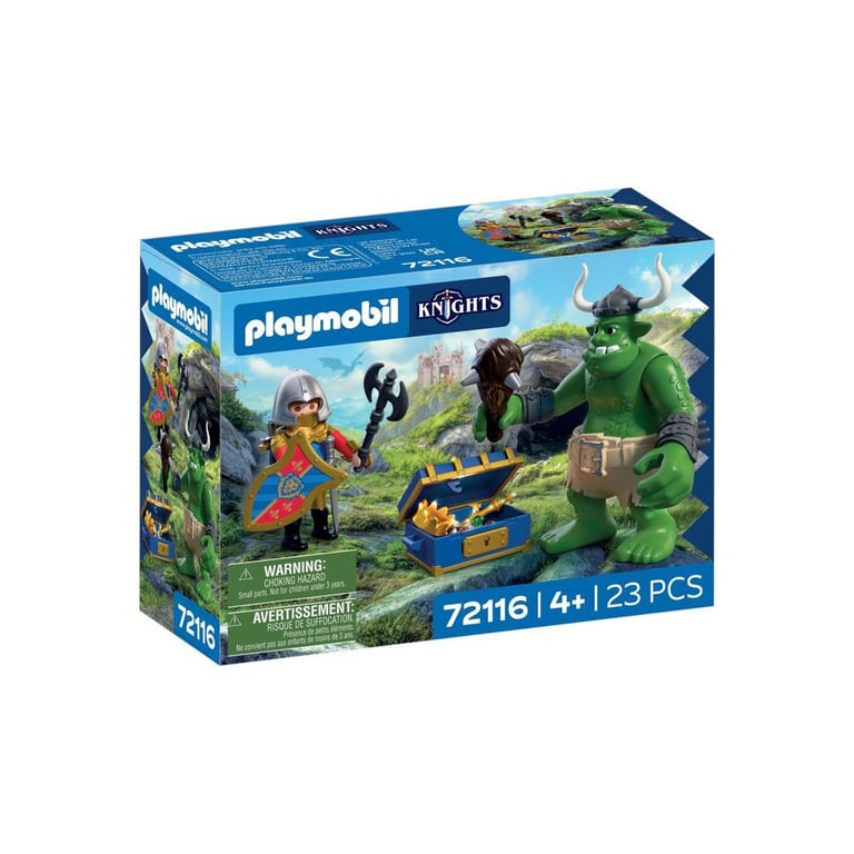 Playmobil Knights 72116 Troll et trésor chevaliers du Lion - vue 3