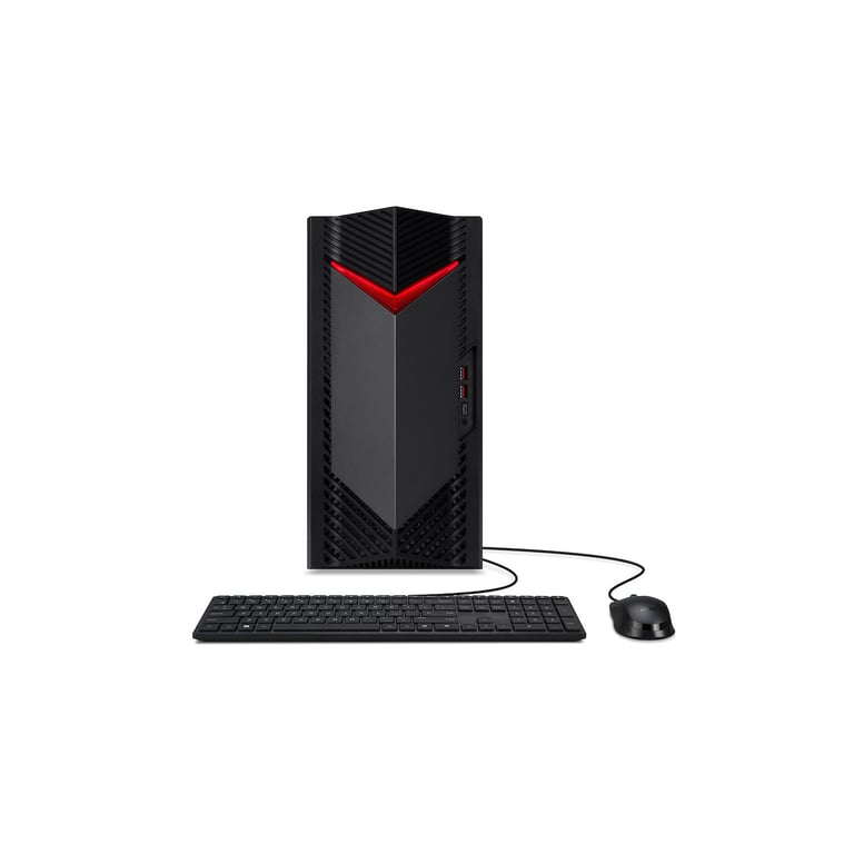 Acer NITRO 50 N50 660 Intel Core Ultra 7 DDR5 SDRAM SSD NVIDIA GeForce RTX 5060 Windows 11 Pro Bureau PC Neuf