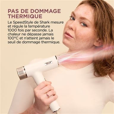 Sèche cheveux Shark SpeedStyle HD352EU 1700 W Blanc soie